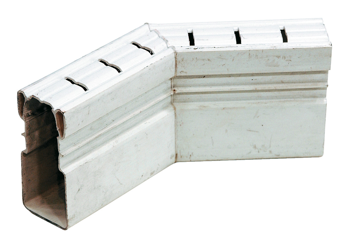 White Cap | W. R. MEADOWS Deck O Drain 45Deg Bend White