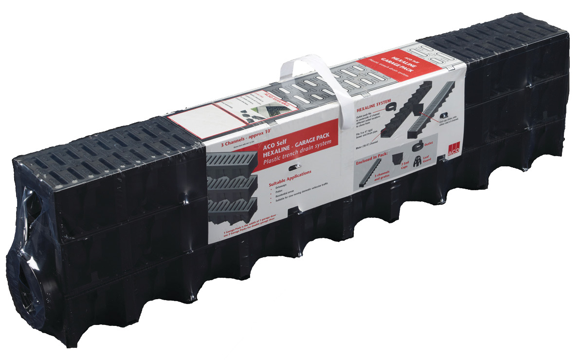 3 Metres Decorative Drainage Channel Garage Pack /& Accessories