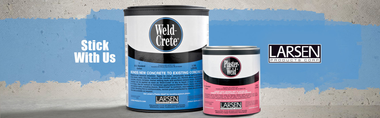 Larsen Products Corp 22000 Weld-Crete Concrete Bonding Agent ~ Gallon - Holbrook, NY - GTS