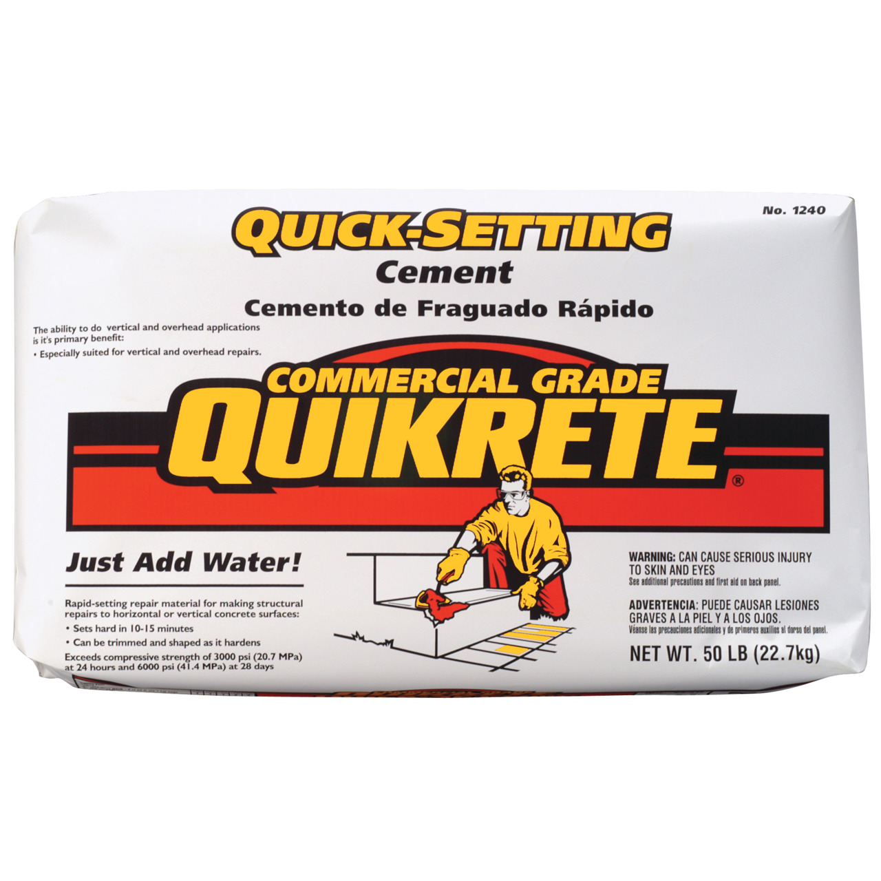 White Cap | Quikrete 50 lb. Quick Setting Cement