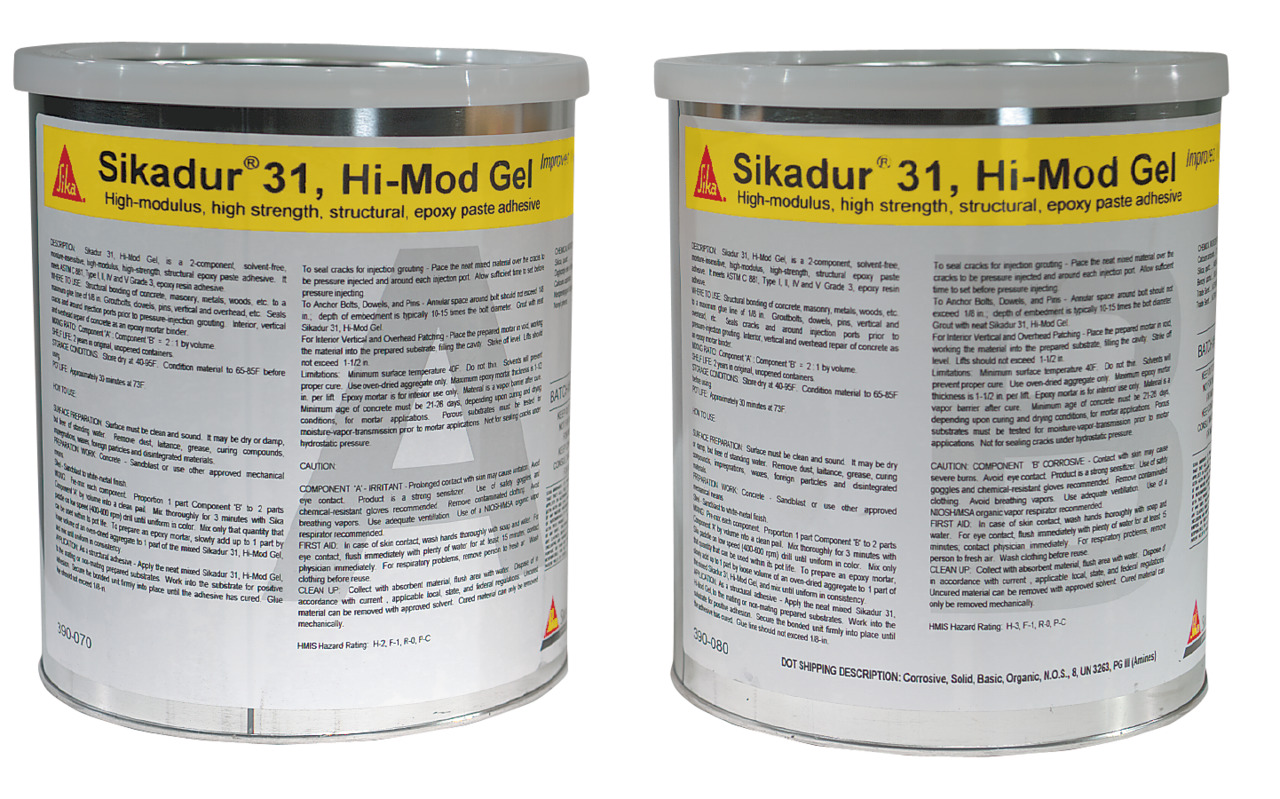 White Cap  Sika Sikadur 31 Hi-Mod Gel Epoxy 1 Gal.