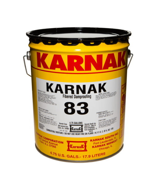 White Cap | KARNAK 5 Gal. Pail Black Fibered Dampproofing Coating