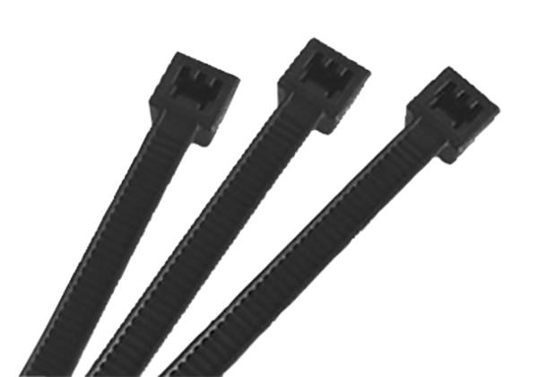 11 in. White Cable Ties, 100-Pack