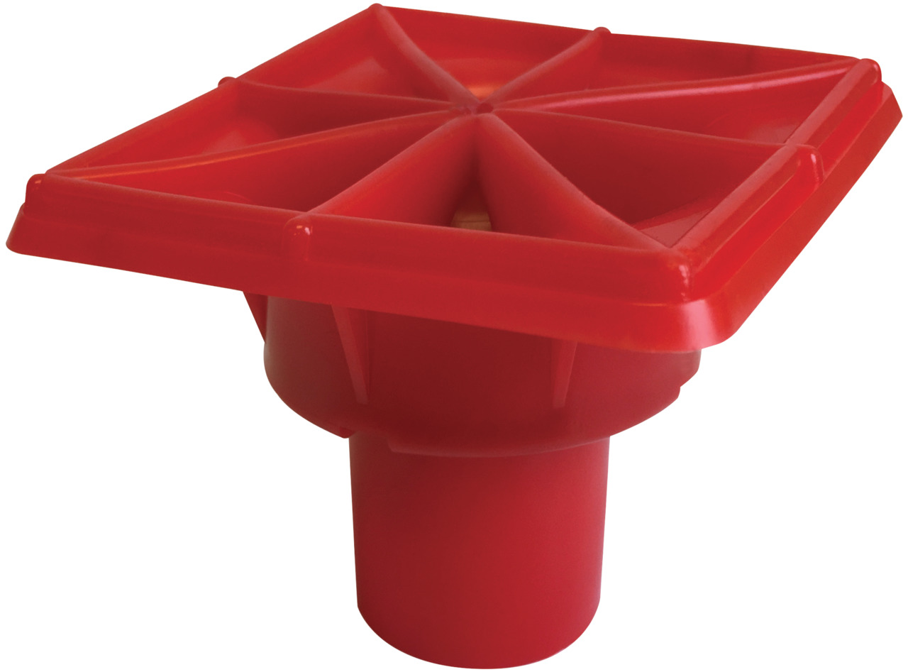 White Cap | Deslauriers Disc-10 Impalement Protection Cap - Rebar #3-#7