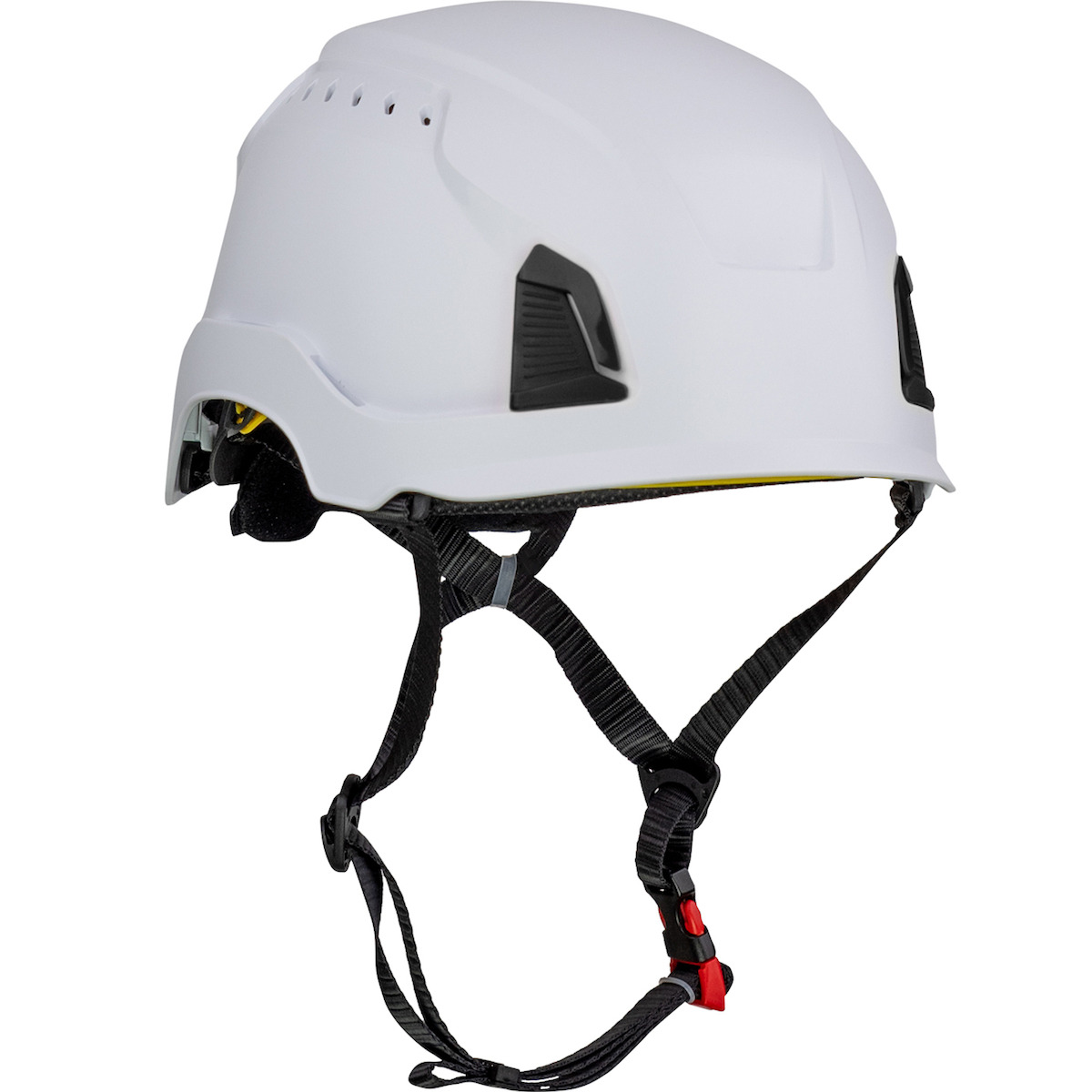 White Cap | PIP Traverse White Vented Industrial Climbing Helmet 