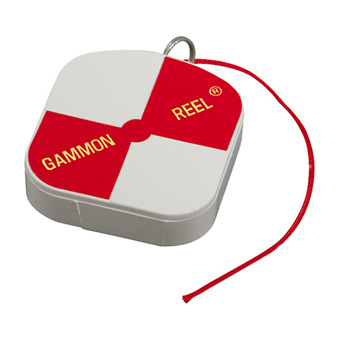 Gammon Reel (012B) 12-ft Red Cord with Hi-Vis Target for Construction