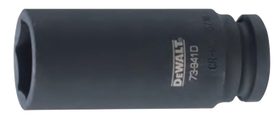 Soquete De Impacto DEWALT 1/2" Drive - 6 Pontos - 34mm - Soquete De