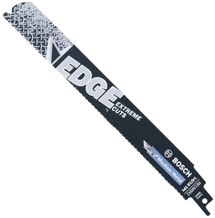 Bosch RM918 Säbelsägeblatt-Set – 5 Stück, 18 TPI, Für Eisen & Nichteisenmetalle, Bimetall, 0° Spanwinkel