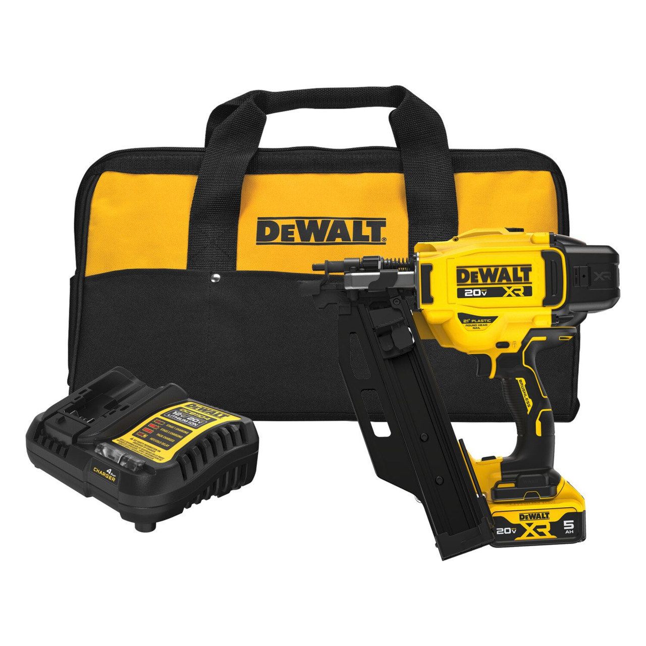 21 Degree Dewalt 20 Volt Max Framing Nailer DeWalt DCN21PLM1 20V